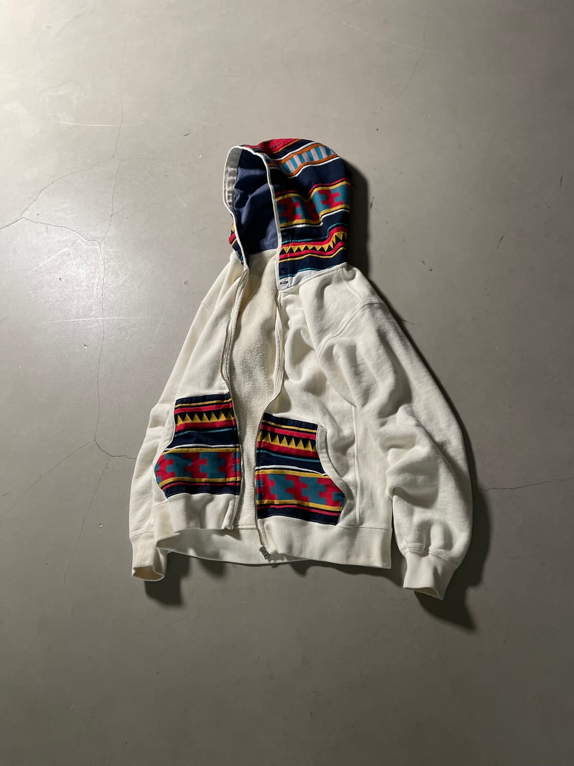 서스콰치 패브릭 Pattern Panel Zip Hoodie 상품이미지1