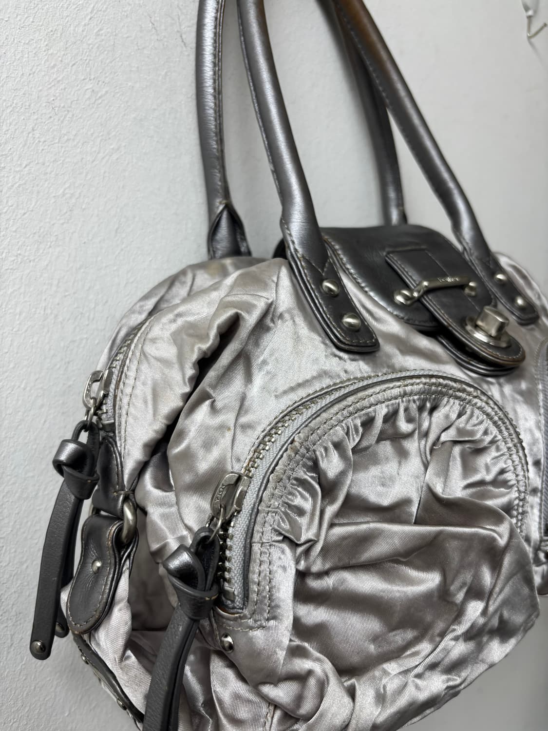[00’s botkier] Gimmick Pocket Silver Bag 상품이미지6