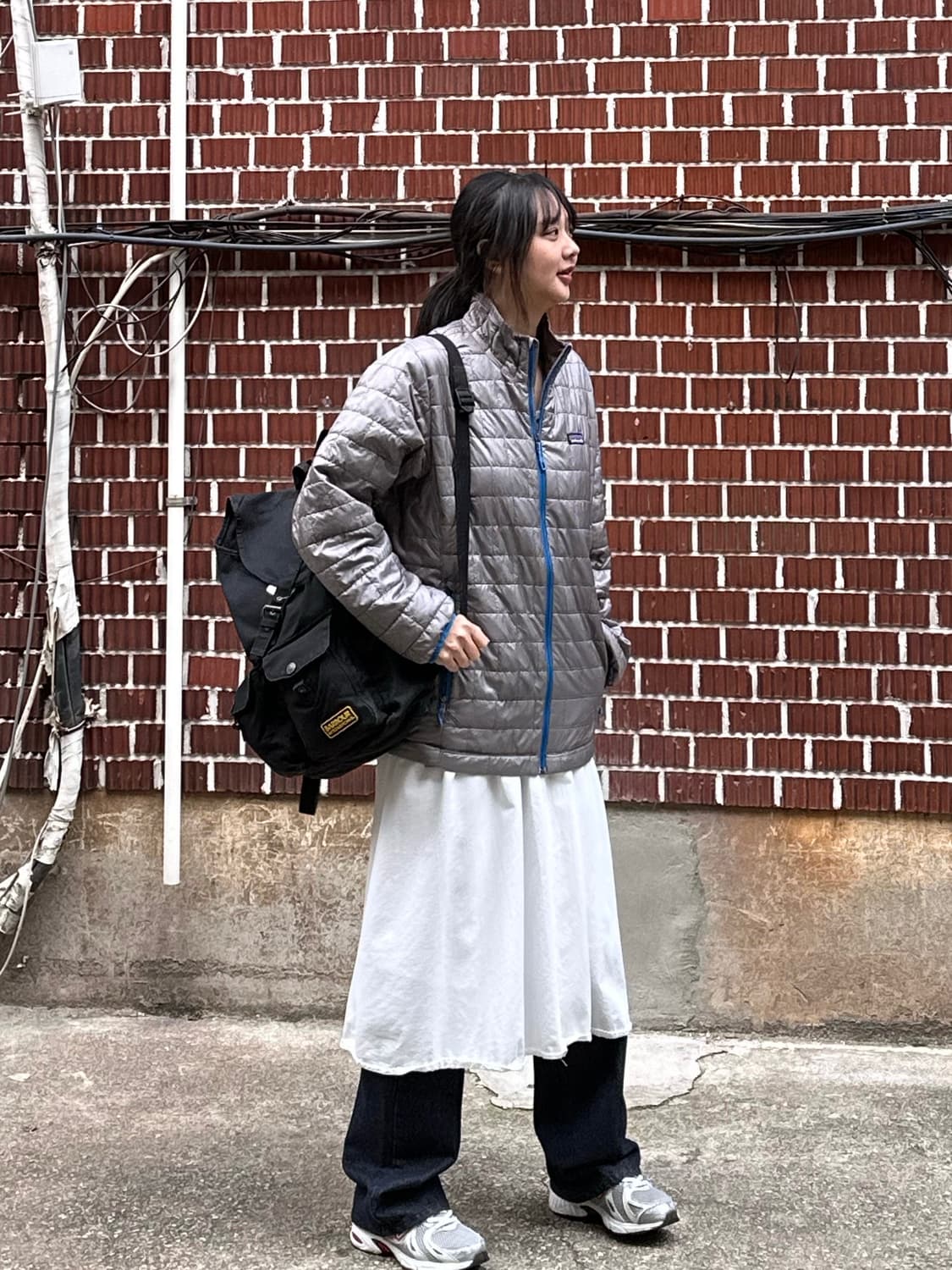 파타고니아 경량 패딩 코디세트 상품이미지2