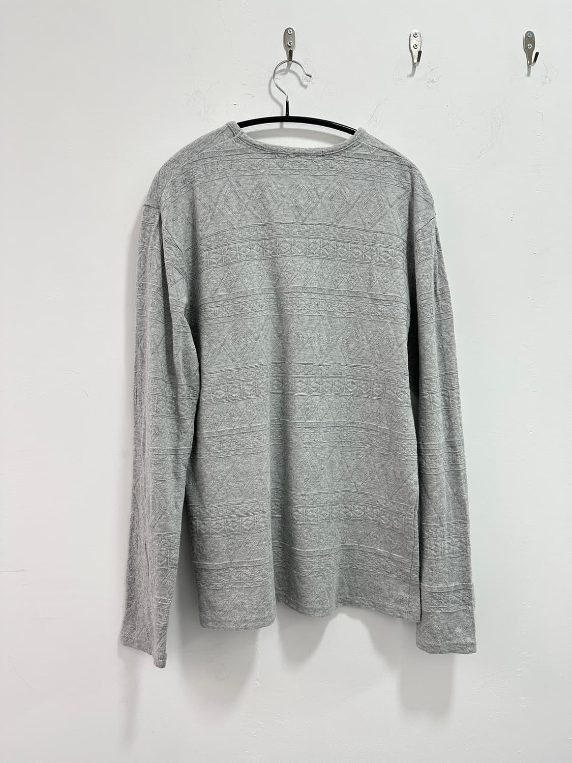 PINC PONC v neck geometric knit sleeve 상품이미지5