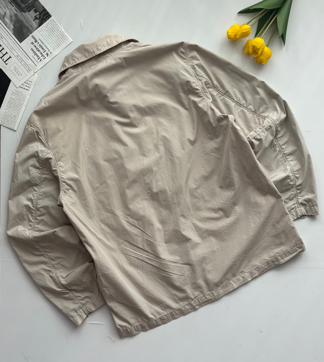 CP 컴퍼니 90‘s 빈티지 베이지 바람막이 상품이미지4