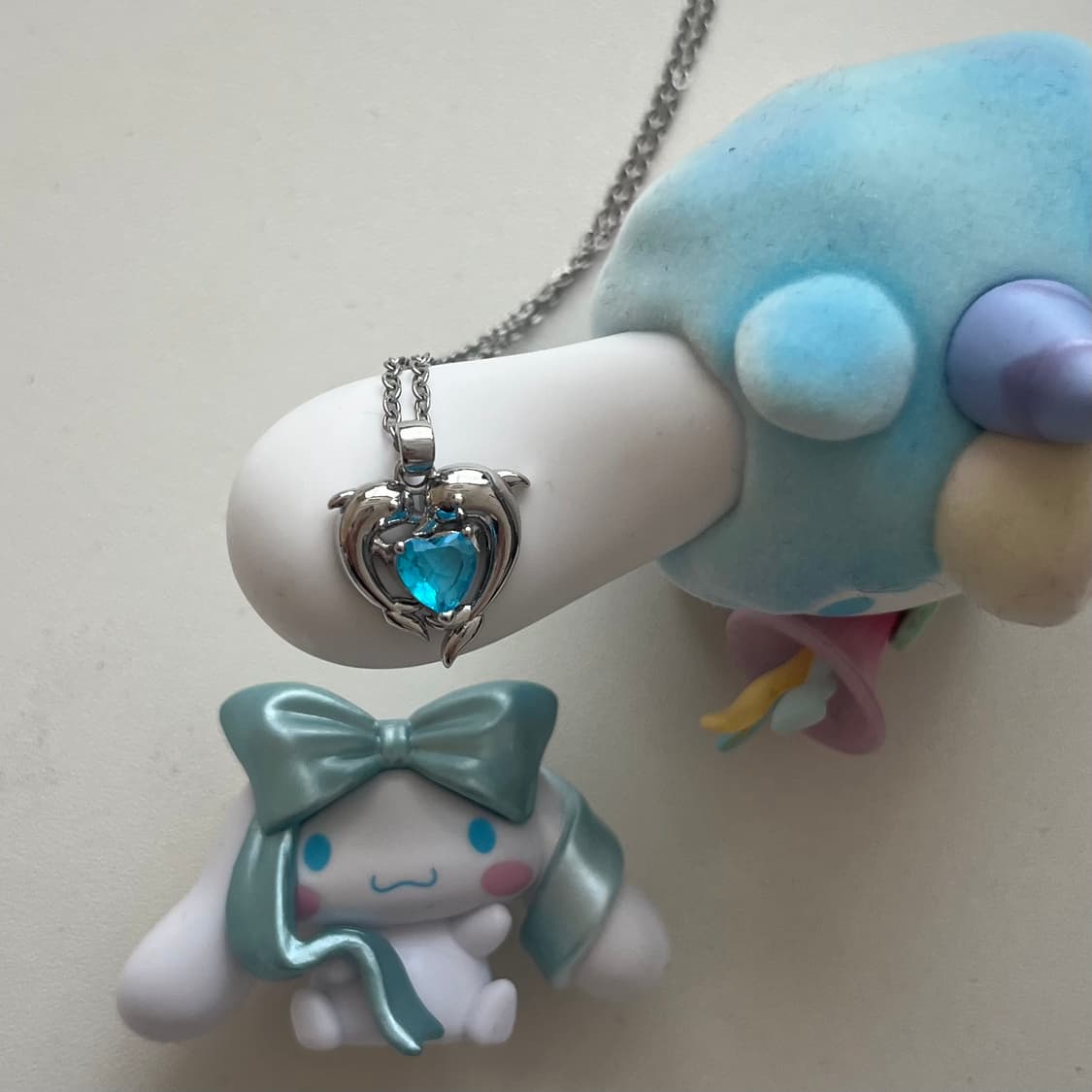 서브컬쳐 스카이블루 하트펜던트 목걸이 상품이미지7