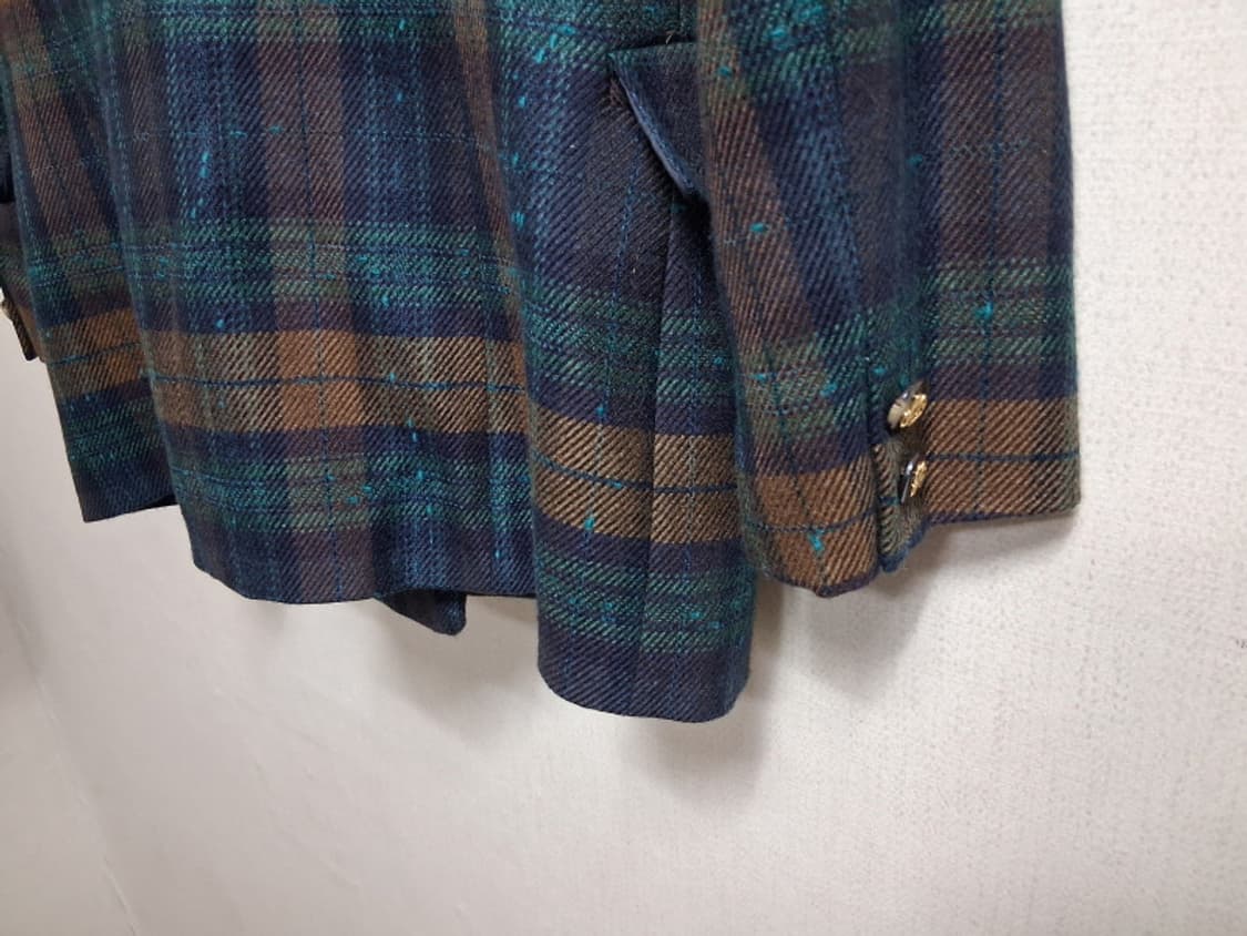 Addenda by RENOWN  체크모직쟈켓  부드러운 순모 6677 상품이미지7