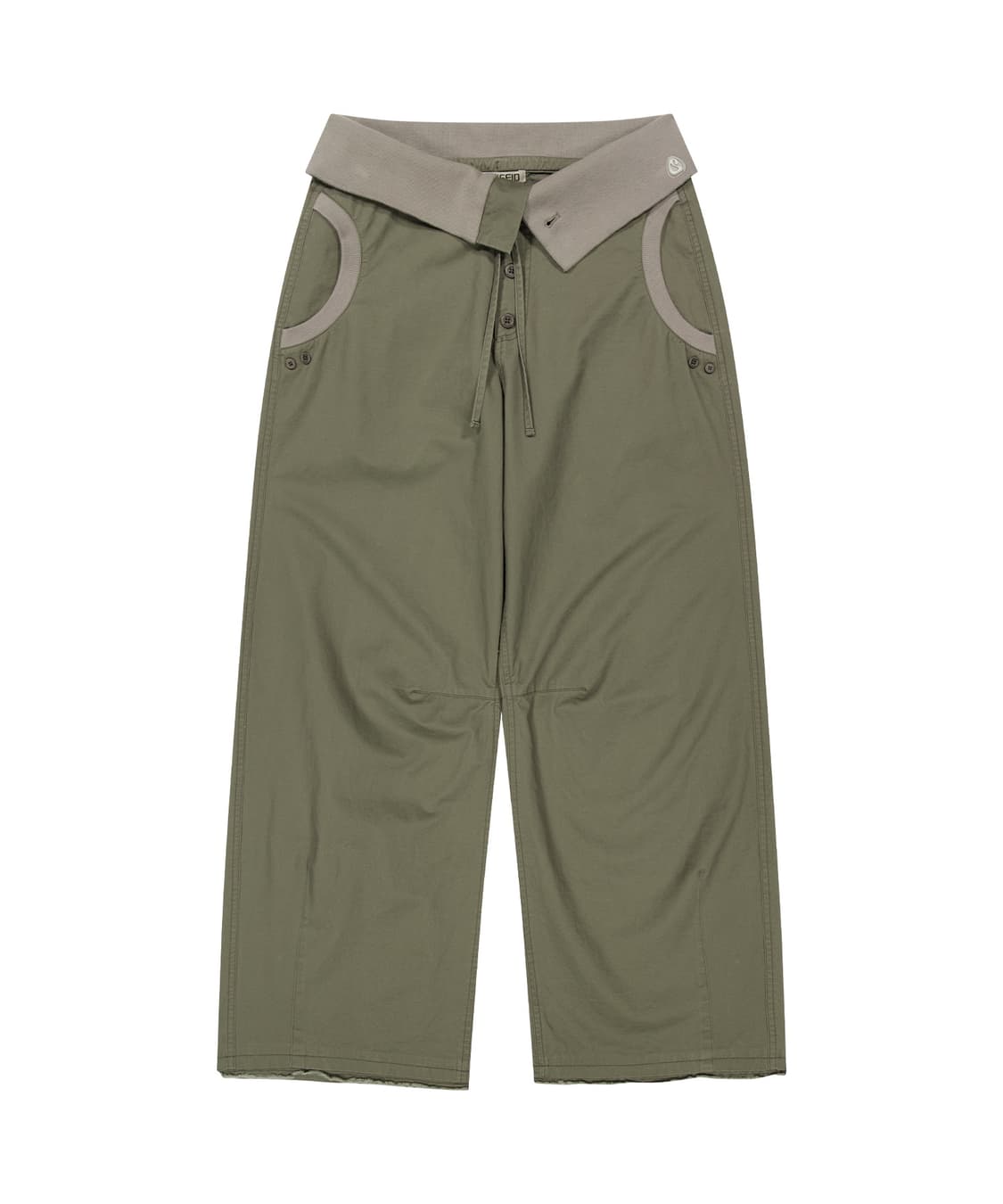  코이세이오 FLOW FOLD PANTS KHAKI 상품이미지1