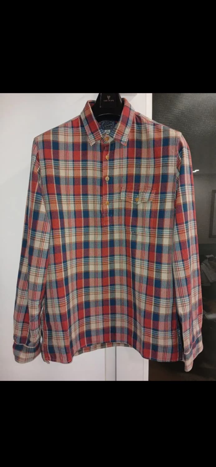 J.CREW HARRINGBONE PULLOVER SHIRTS 상품이미지1