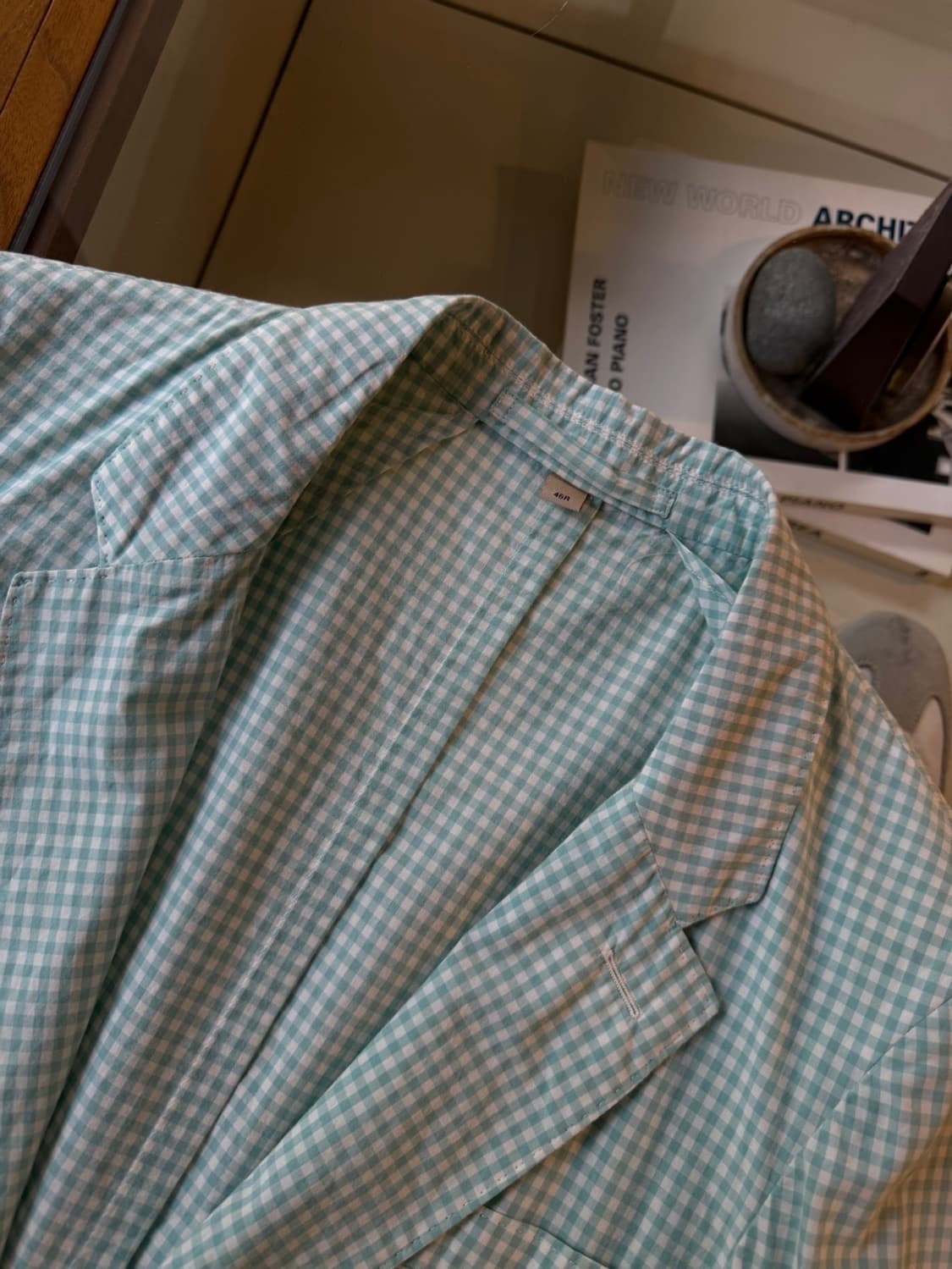 버버리 코튼 자켓 슬림100 상품이미지7