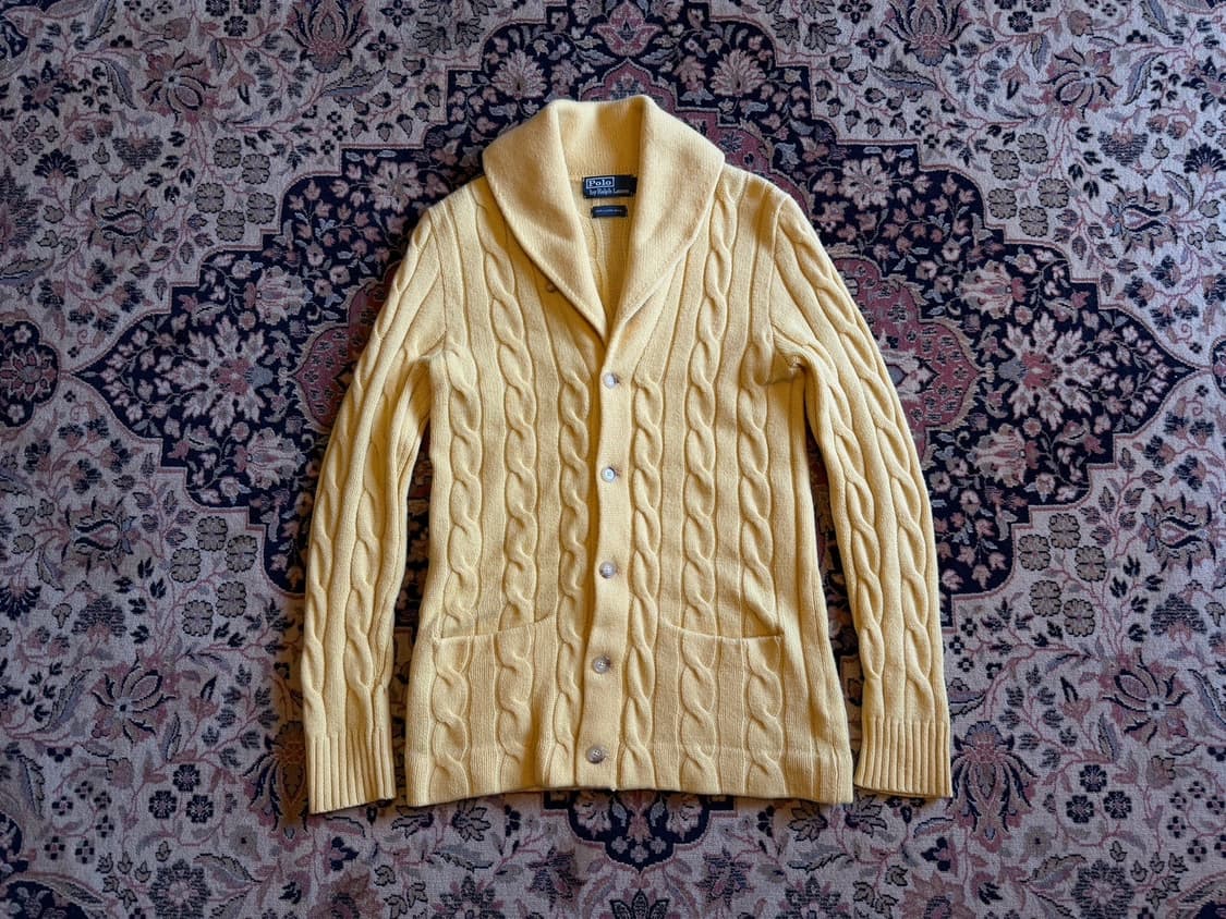 폴로 랄프로렌 숄카라 니트 가디건 남상100 상품이미지1
