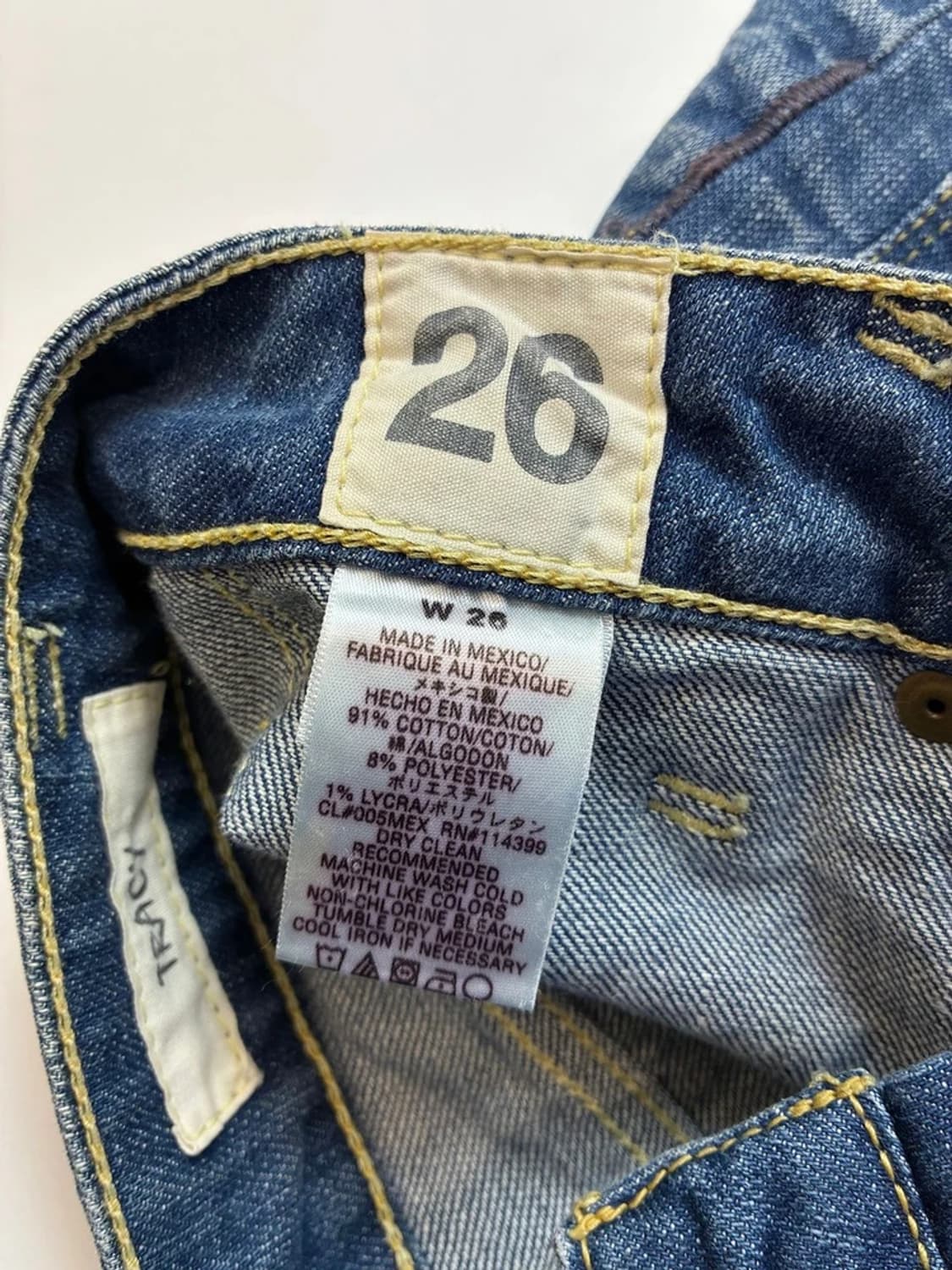 Taverniti so 00's 페이딩 스트레이트 데님 팬츠 PN5578 상품이미지8