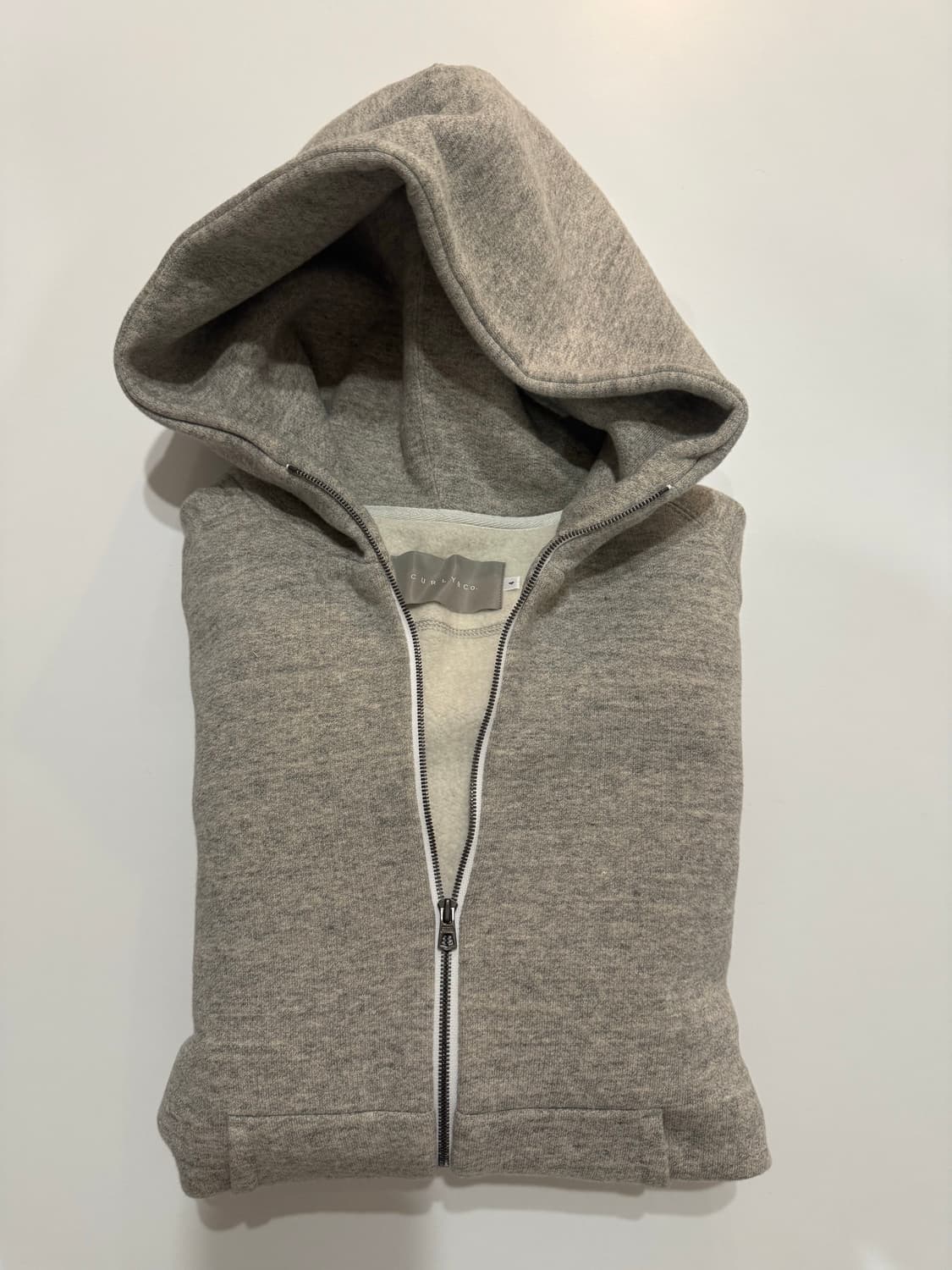 curly &co 후드집엎 그레이 상품이미지1