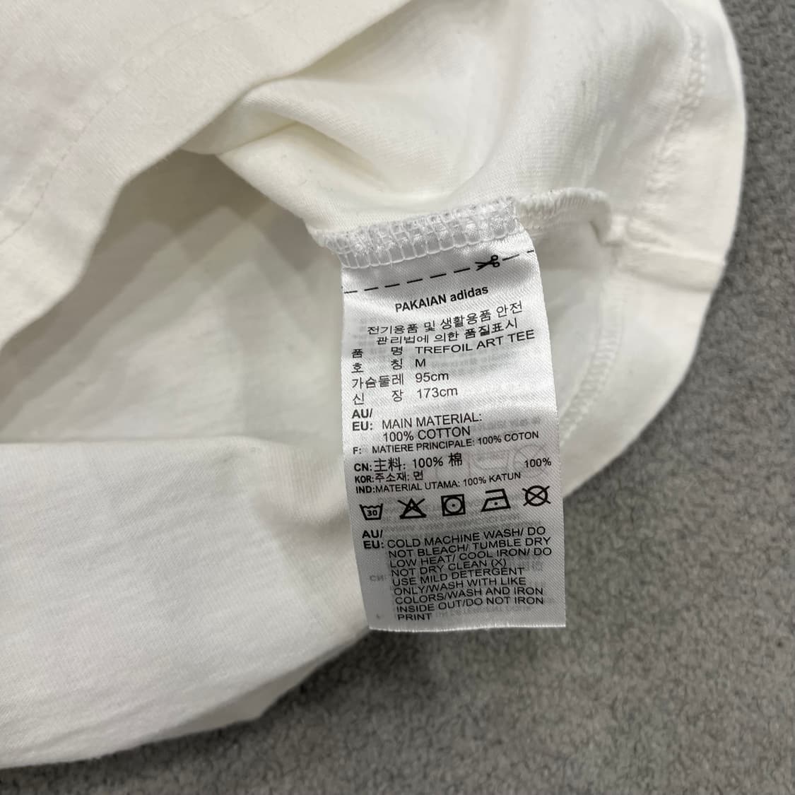 M 아디다스 트레포일 반팔 티셔츠 상품이미지7