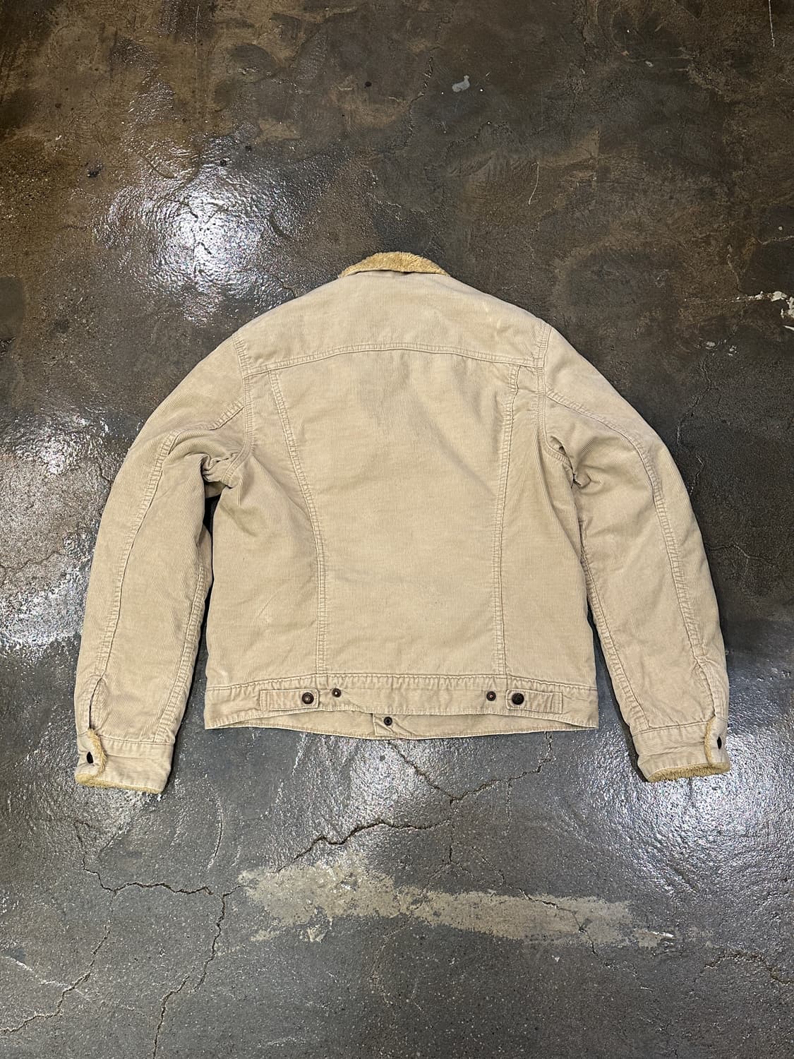 리바이스 코듀로이 쉐르파 트러커 자켓 베이지 L 상품이미지2