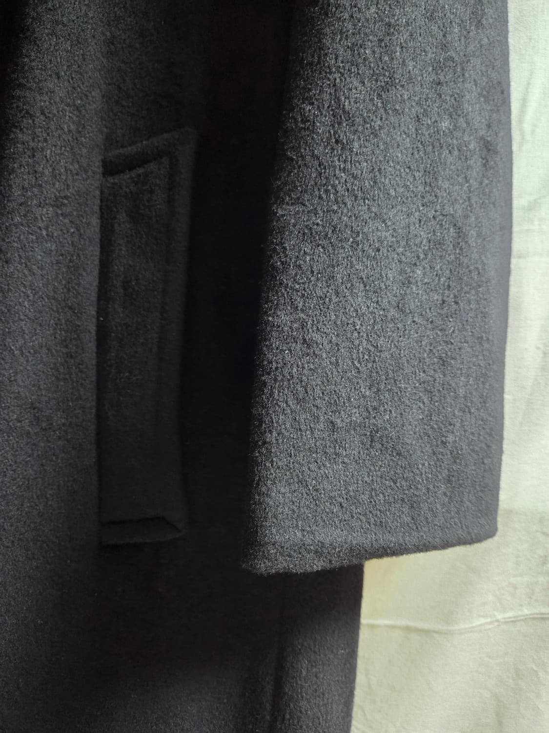 DAMP 캐시미어 50% 코트 블랙 3(105) 상품이미지6