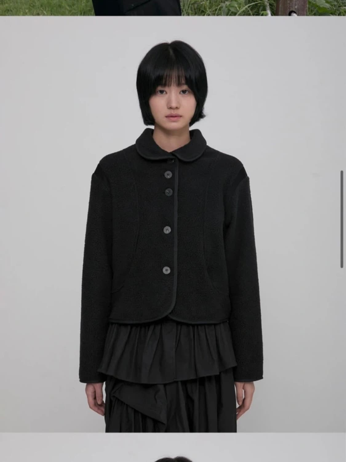 플레어업 플리스 자켓 블랙 상품이미지3