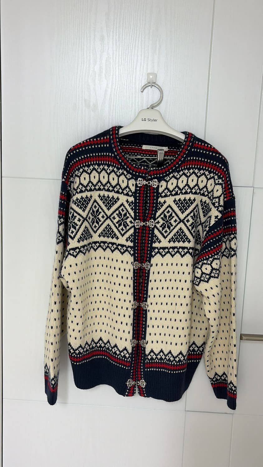 일본편집샵 노르딕 가디건 55-77 새상품  상품이미지6