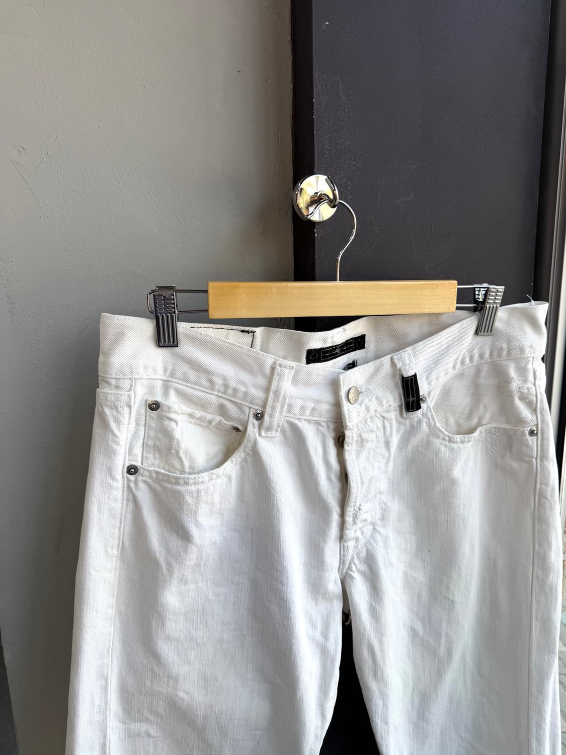 33~34/ 스톤아일랜드 00AW 디스 화이트 데님팬츠 상품이미지3