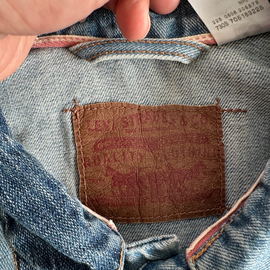 Levi‘s 리바이스80‘s 패치워크 데님 트러커 자켓 상품이미지7