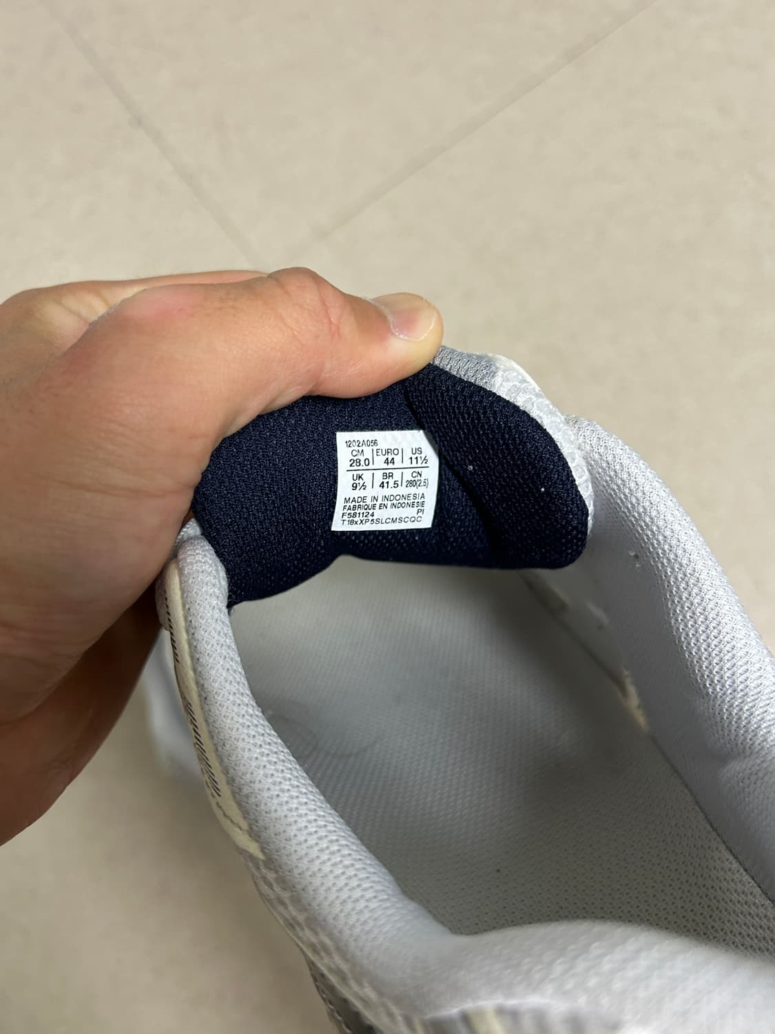 아식스 젤카야노14 화이트 미드나잇 280mm 상품이미지5