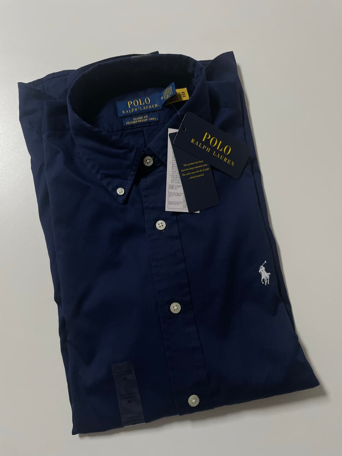 (새상품) polo 폴로 랄프로렌 네이비 정장 신형 셔츠 L 상품이미지2