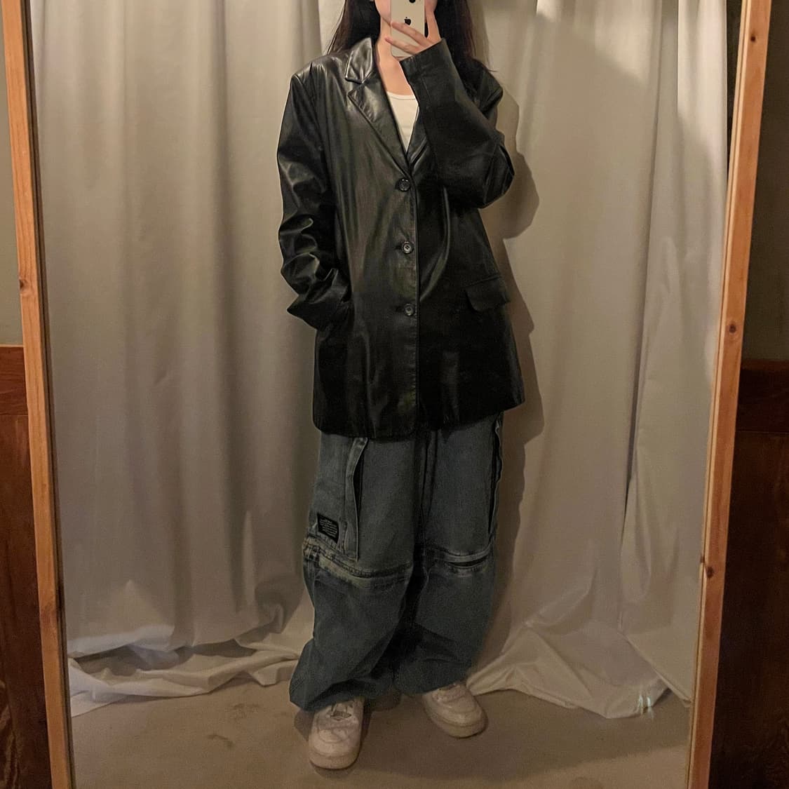 빈티지 소가죽 블레이저 자켓 상품이미지4