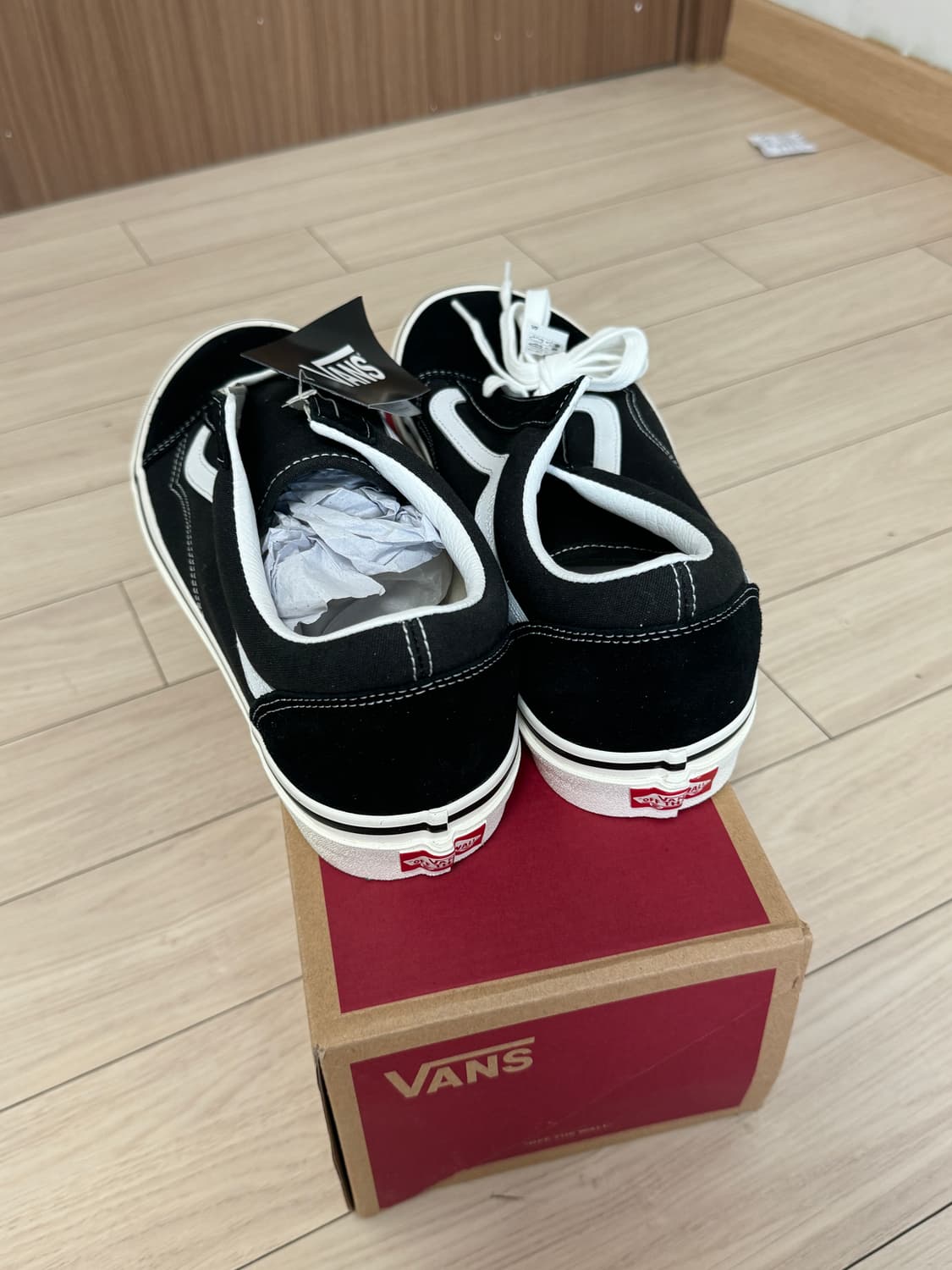 [새상품]반스 올드스쿨 36 DX(애너하임 팩토리)블랙 화이트 295 상품이미지2