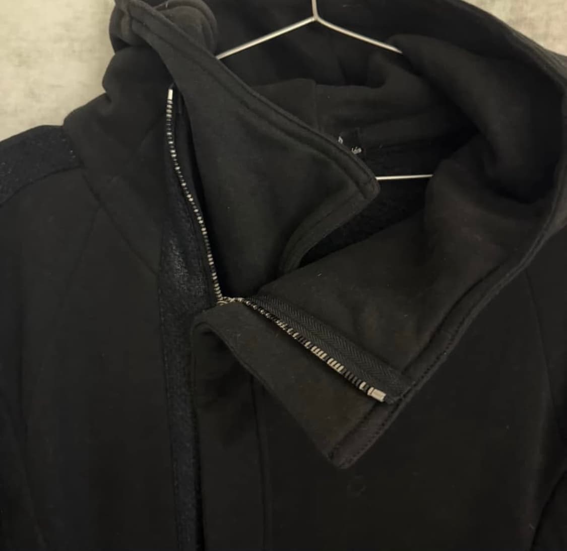 Vintage 하이넥 비대칭 사선자켓 상품이미지3