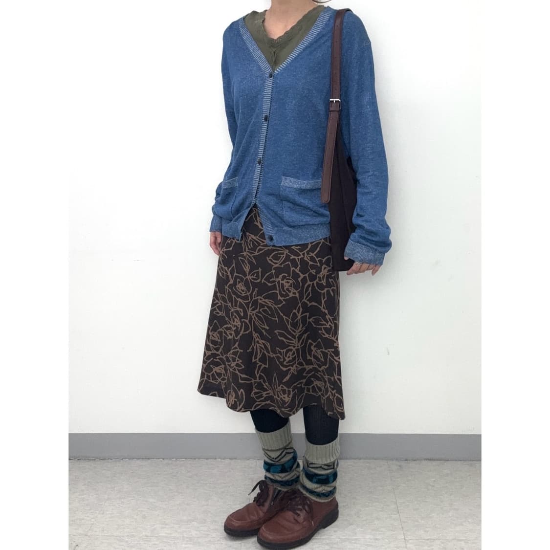 빈티지 브라운 오리엔탈 스커트 상품이미지2