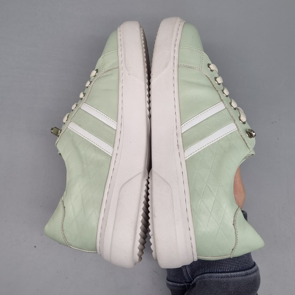 소다 소가죽 여성스니커즈225 상품이미지5