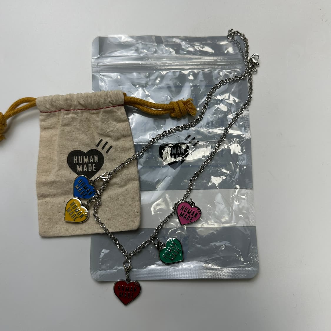 HUMAN MADE Five Heart Necklace 휴먼메이드 목걸이 상품이미지1