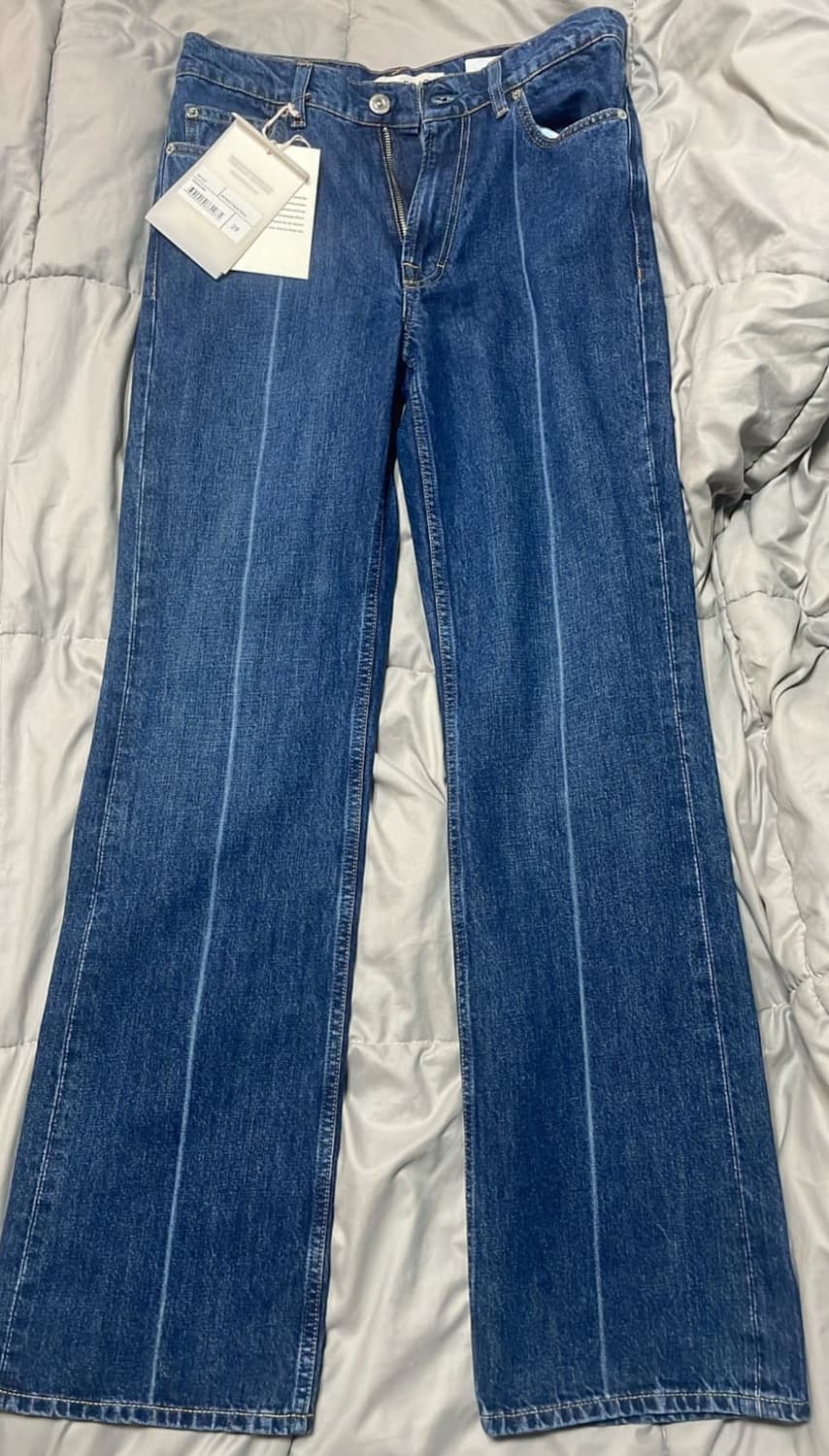 [29] 아워레가시 70s 컷 미드 블루 크리즈 데님 상품이미지3