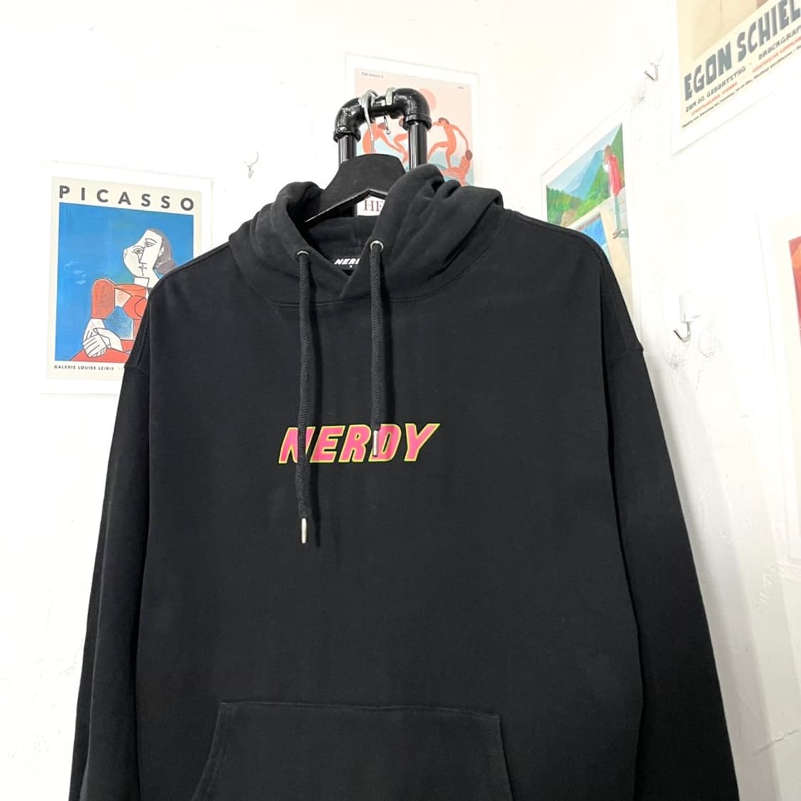널디 센터로고 후드티 상품이미지3