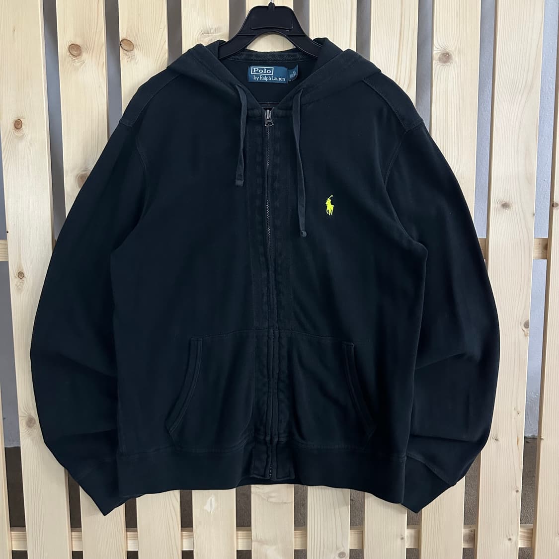 (M) 폴로 랄프로렌 블랙 후드집업 상품이미지1