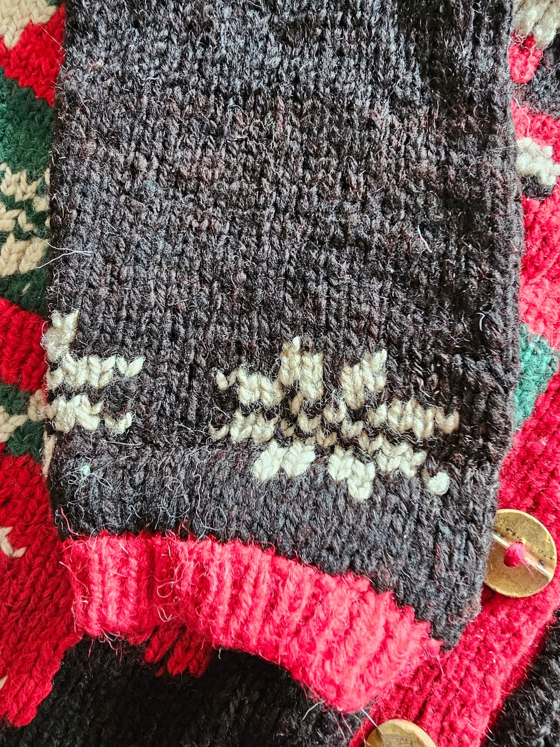 빈티지 크리스마스 울가디건 상품이미지5