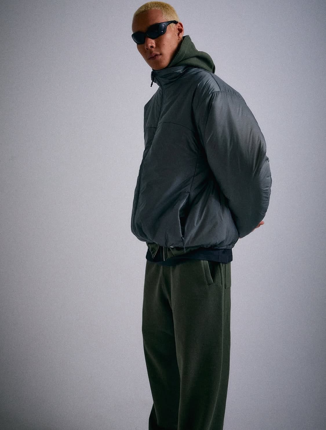 헤리티지플로스 PL INSULATED JACKET / Khaki Grey 상품이미지2