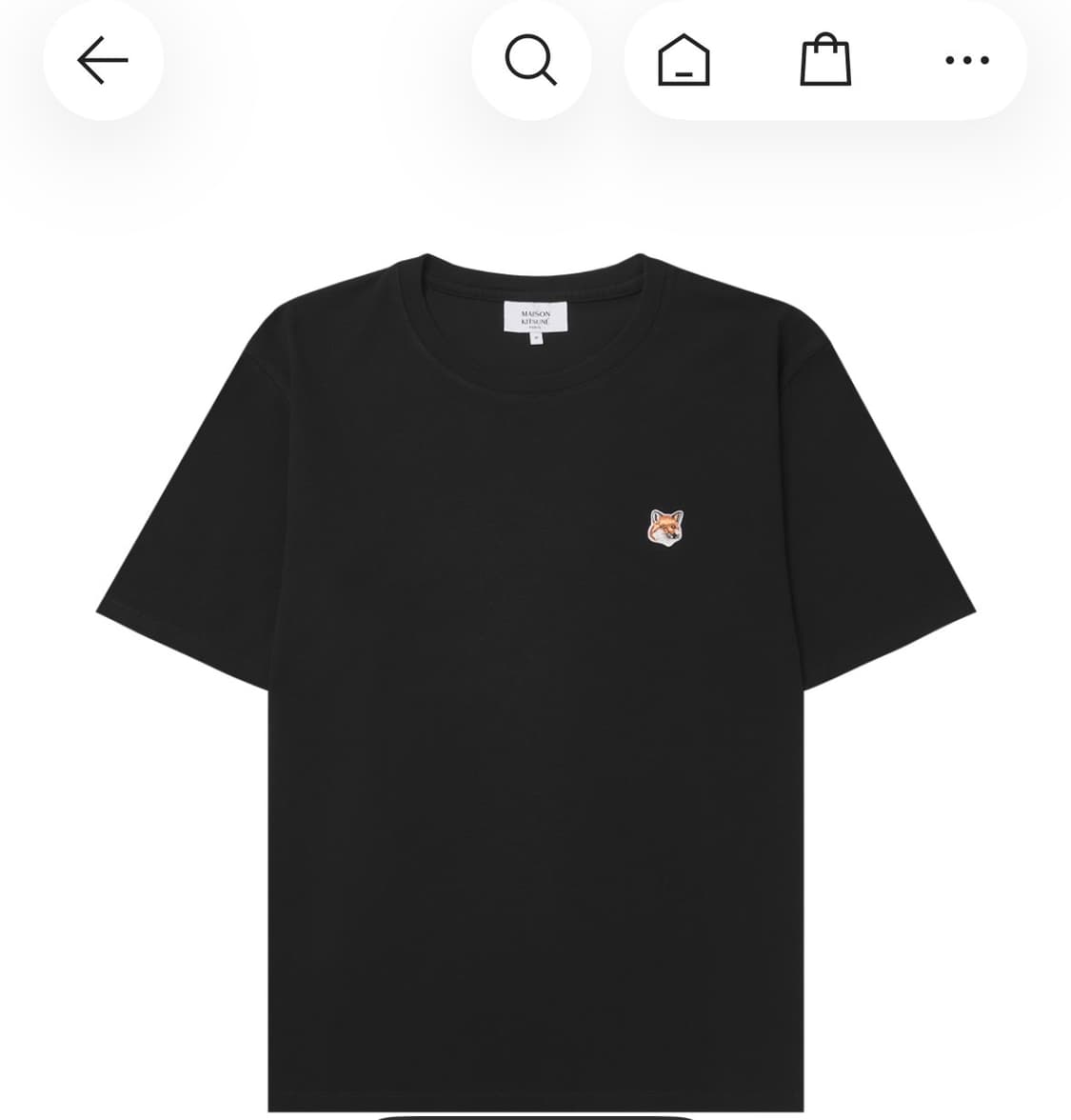 메종키츠네 폭스헤드 반팔 상품이미지1