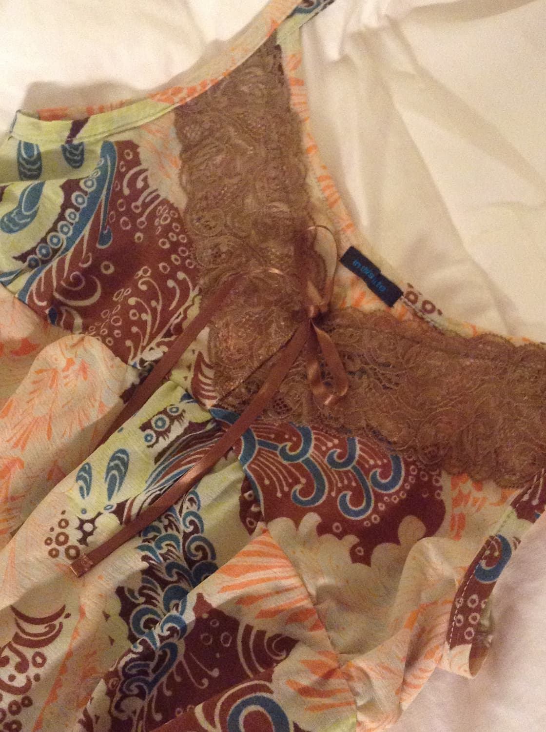 오리엔탈 빈티지 슬리브리스 나시 상품이미지4