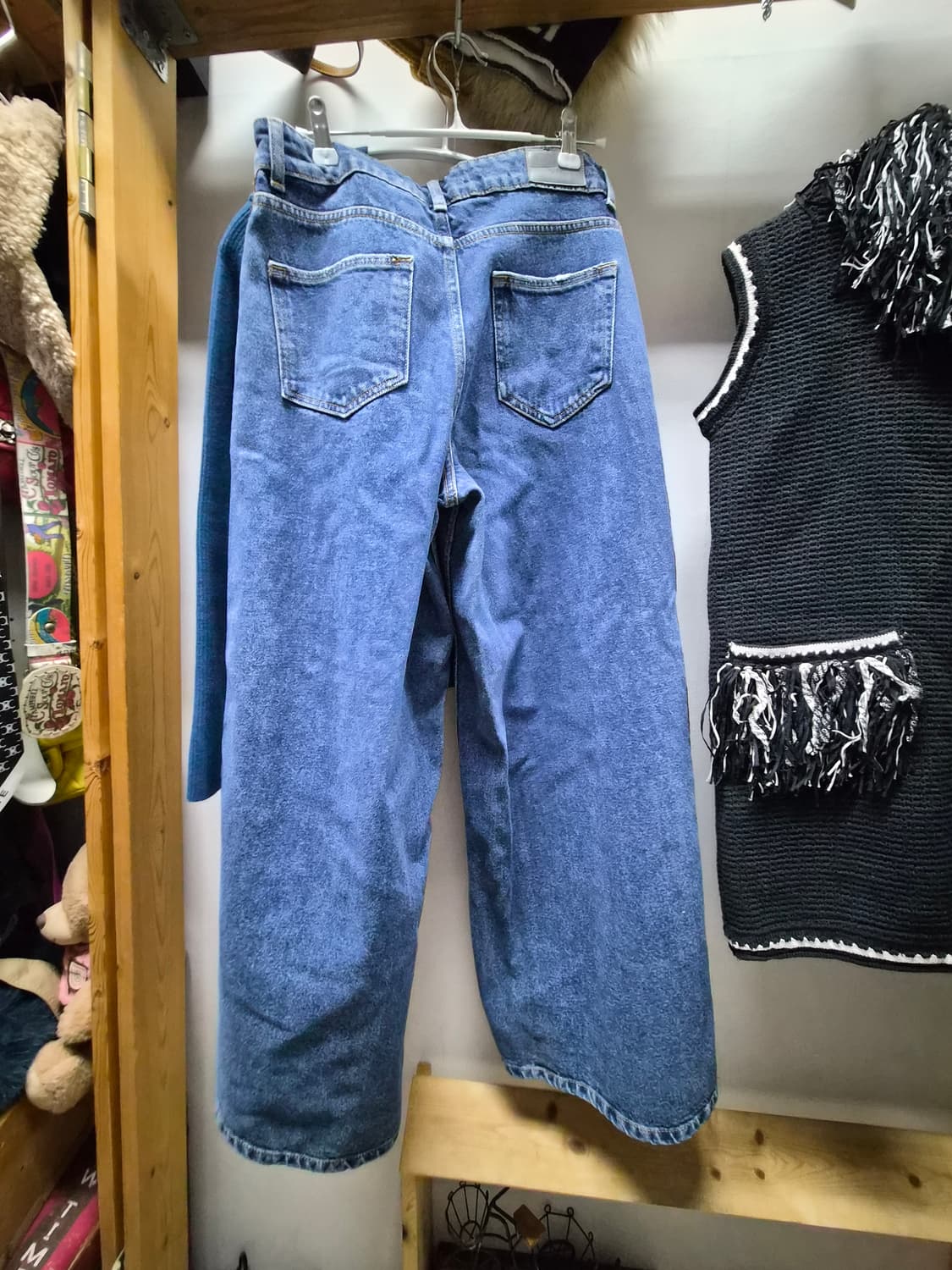 이로 포인트  골지니트. 자라와이드팬츠 상품이미지9