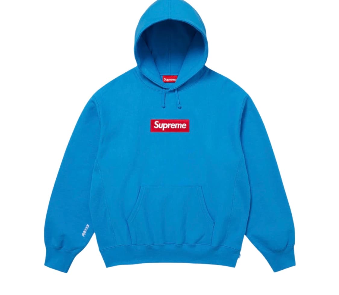 [S] 슈프림 25FW 박스 로고 후드 시안 블루 상품이미지1