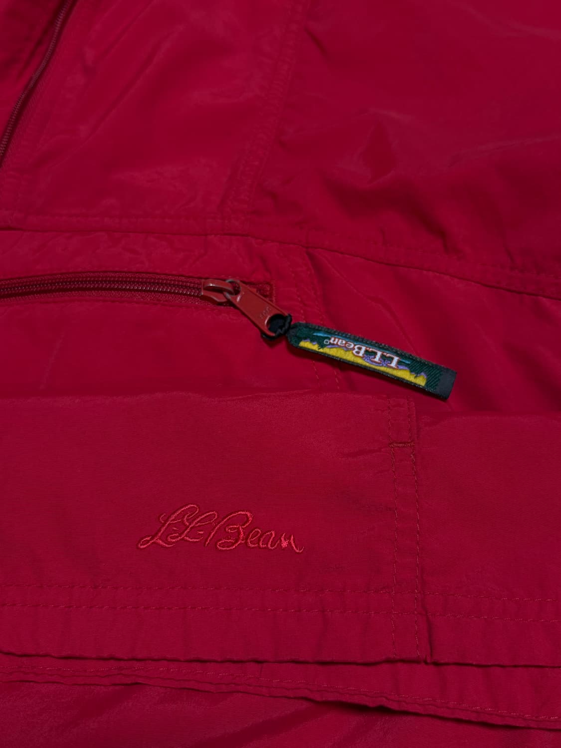 80s 엘엘빈 나일론 아노락 자켓 상품이미지3