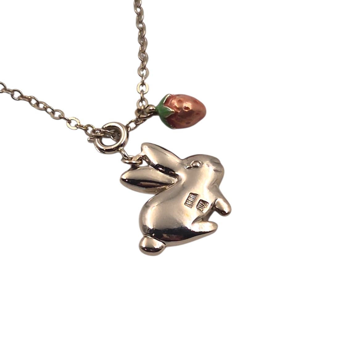 06s 안나수이 토끼&딸기 크리스탈 목걸이 상품이미지5