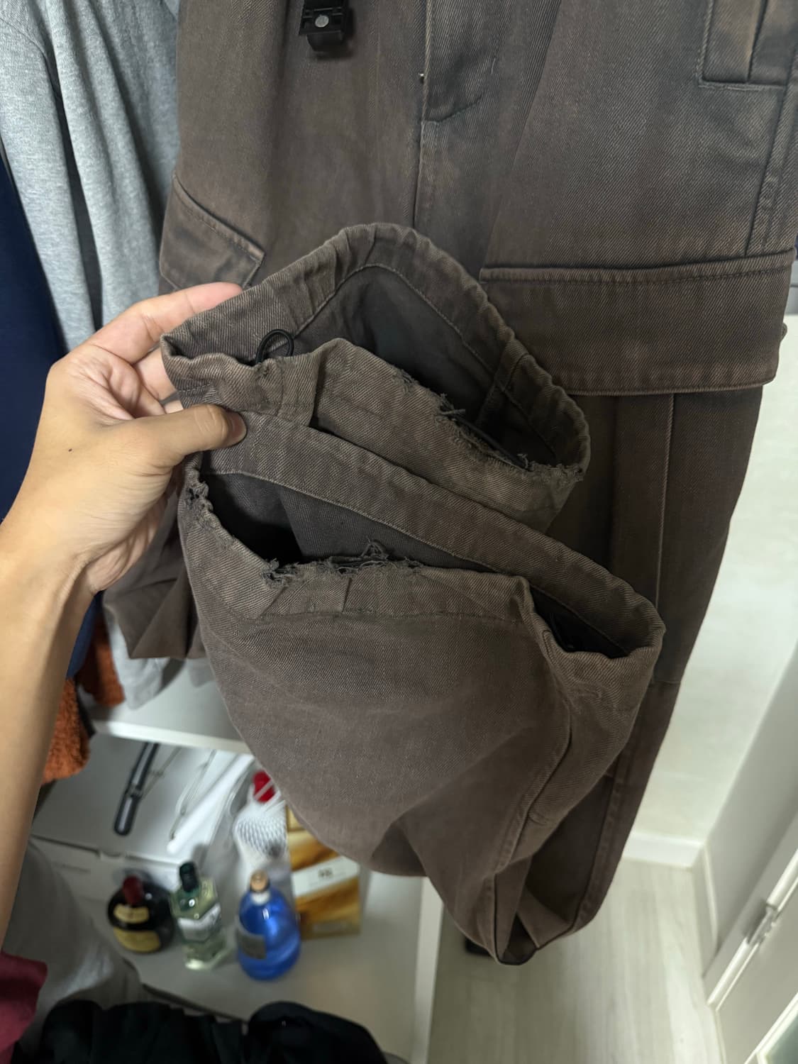 해칭룸 mil 팬츠 워시드 차콜 3 상품이미지3