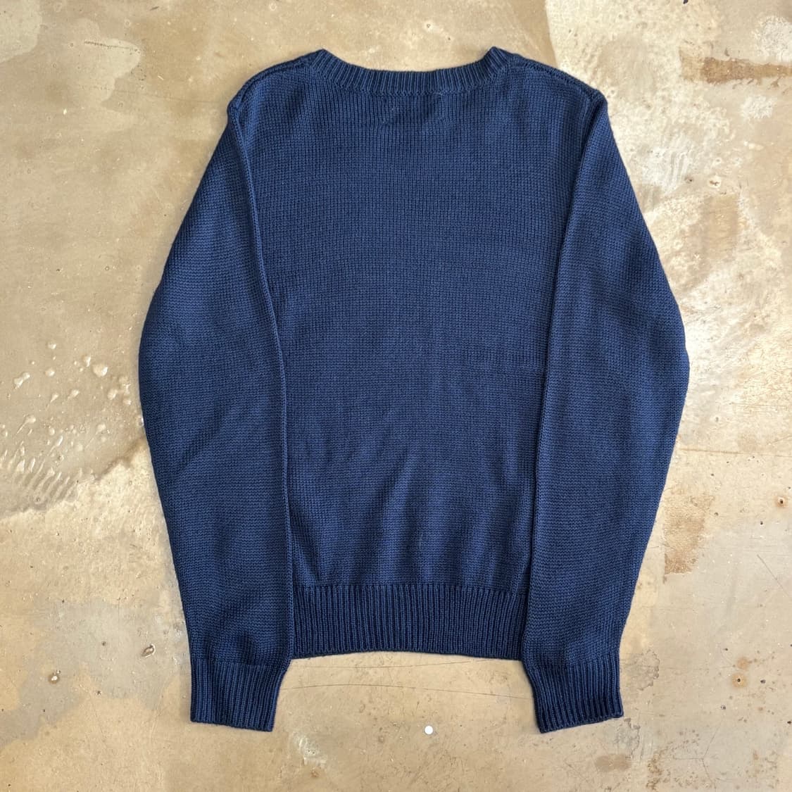 M Lee 빅로고 네이비 니트 상품이미지3