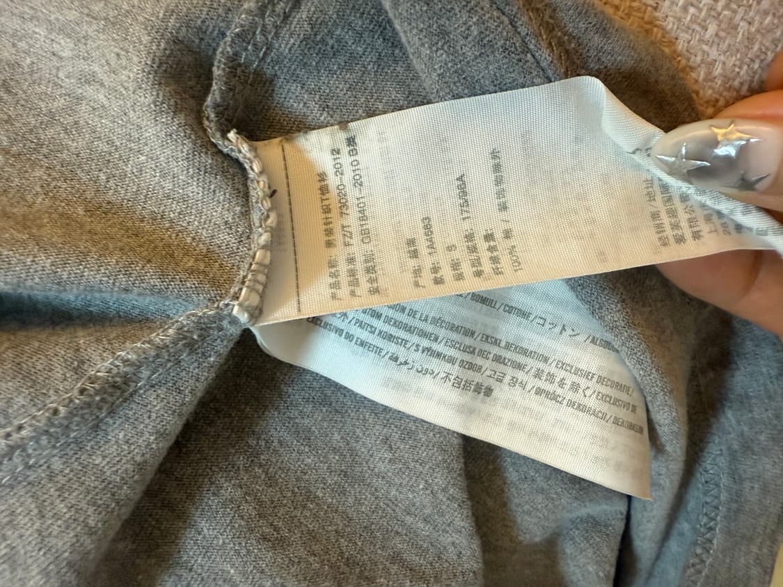 아베크롬비 회색 반팔티 상품이미지5