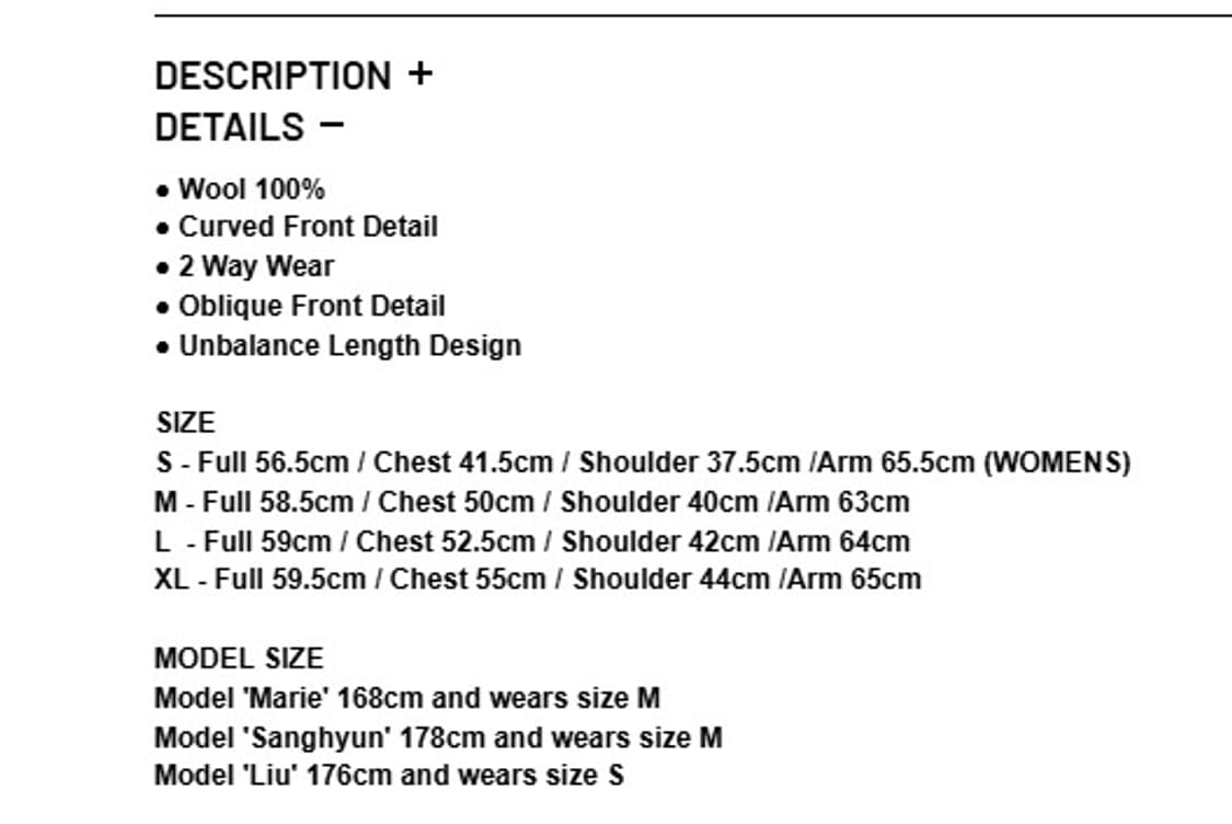 ee 2 WAY CARDIGAN GREY XL 상품이미지3