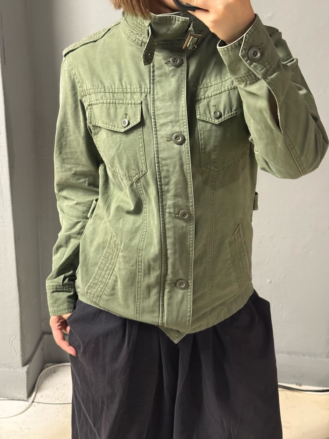 buckle detail button point jacket 상품이미지4