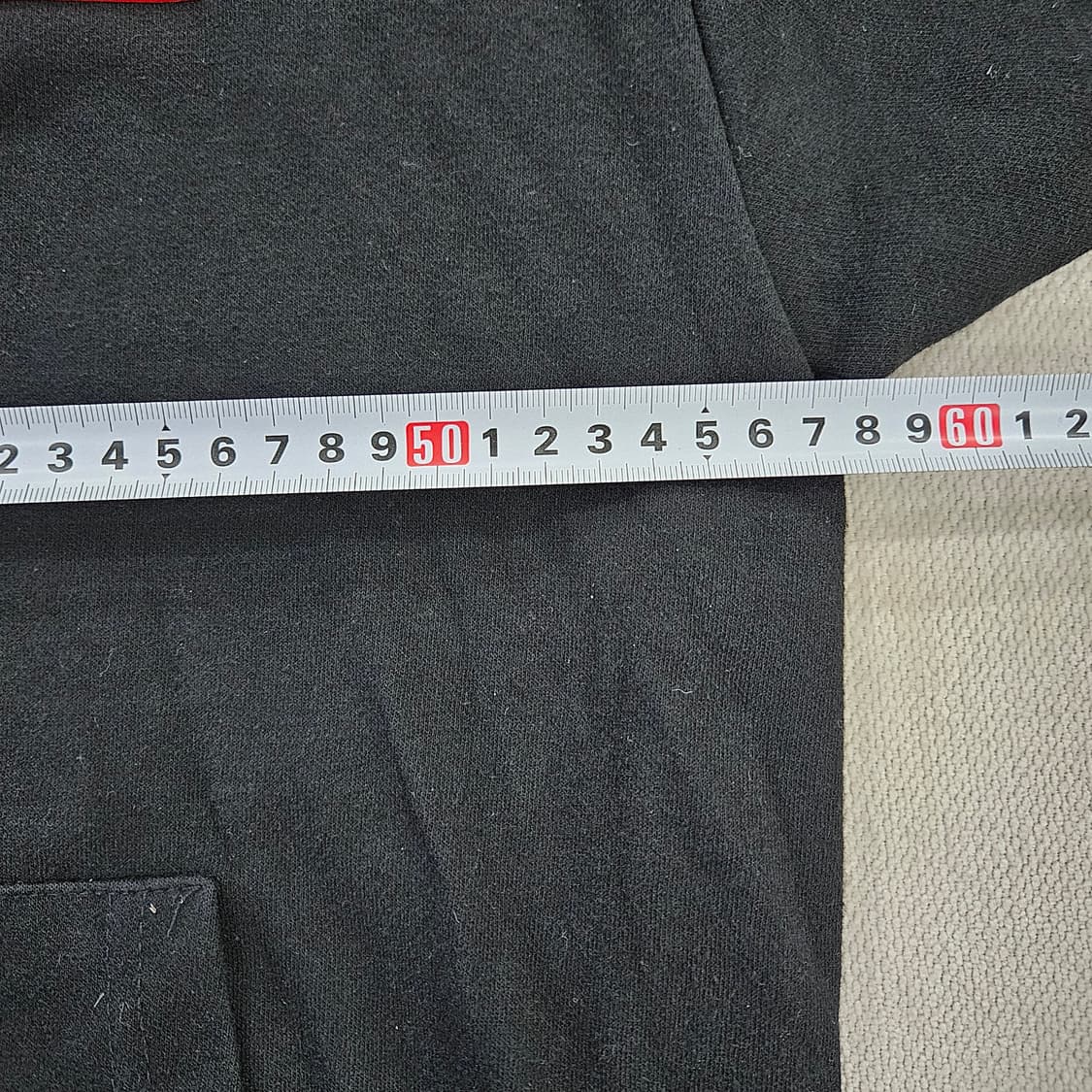 [XL] S패치 블랙 후드 집업 0121Y1 상품이미지5