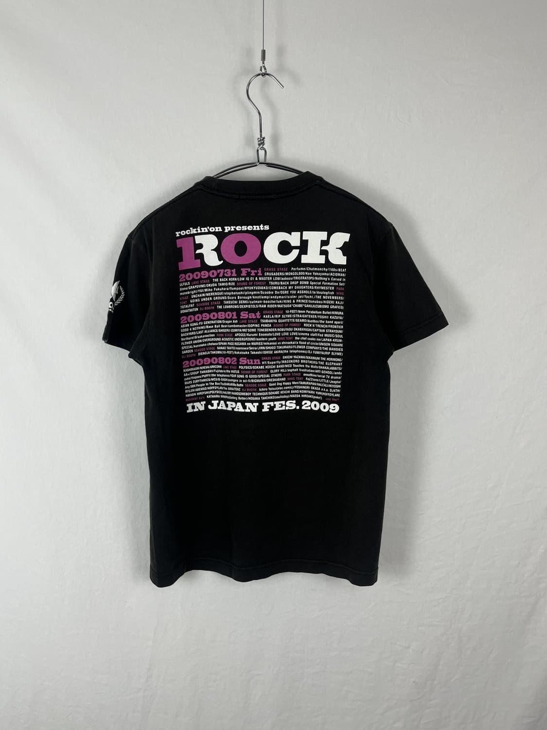 Vintage 스컬 프린트 락 티셔츠  상품이미지3