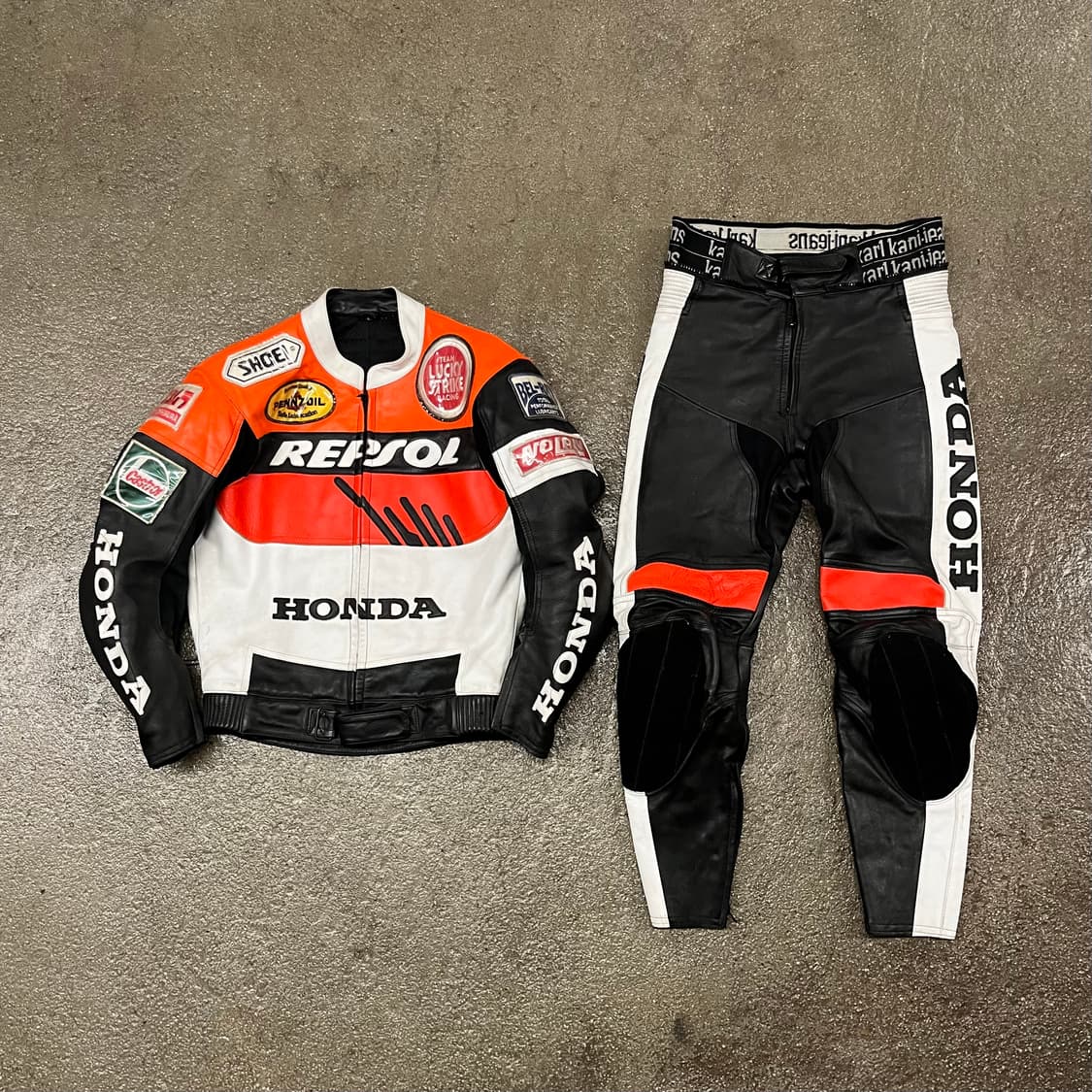혼다 가죽 레이싱 수트 (95) 상품이미지1