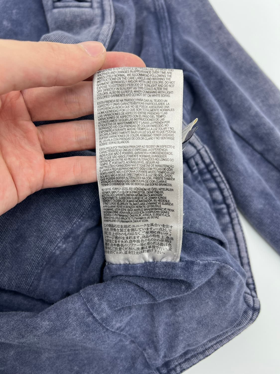 디젤 워싱 숏 자켓 상품이미지8