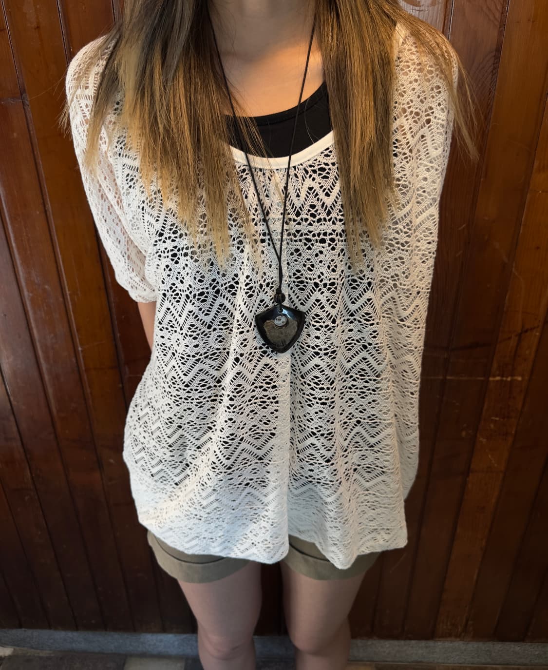 cutie blonde sleeveless+lace 상품이미지6
