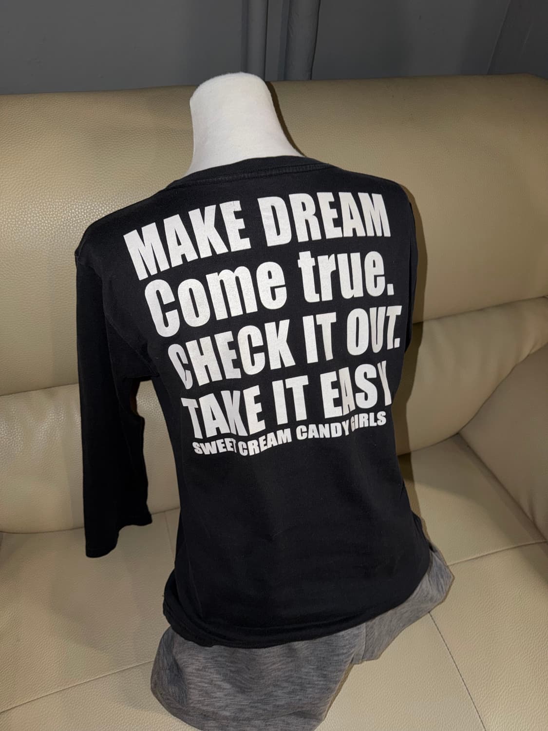 y2k lettering & printing detail tee 상품이미지2